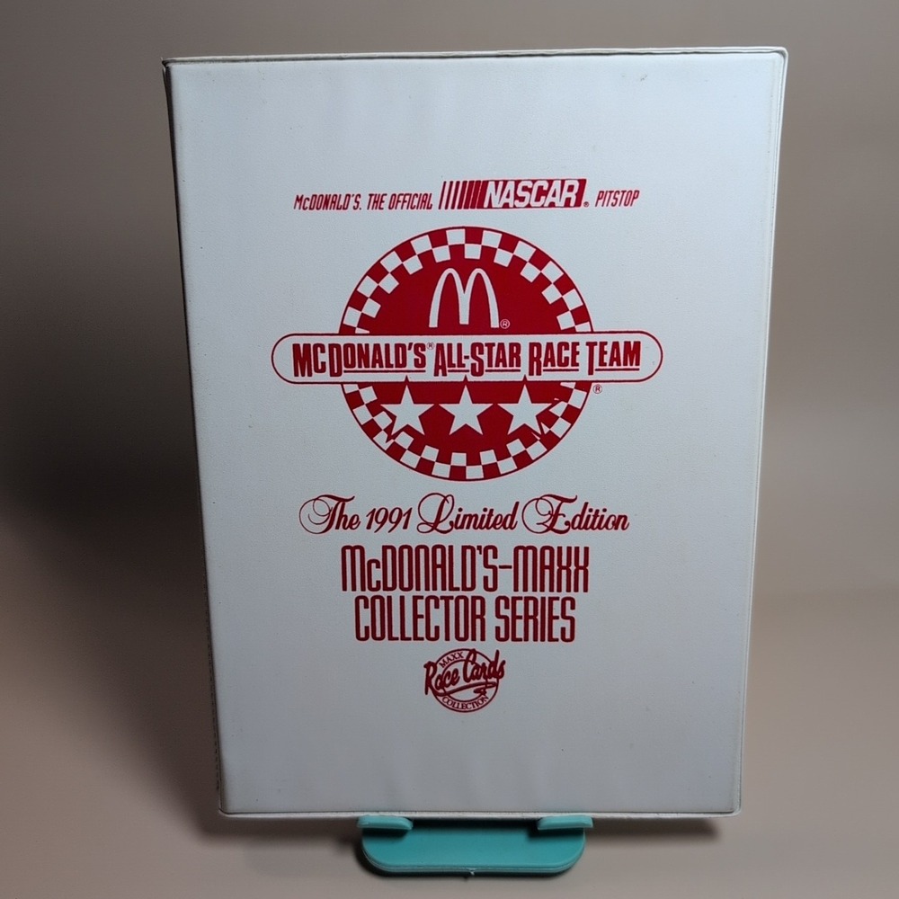 MAXX 1991 McDonald's Collector Series Nascar Pitstop Card Set Limited Edition